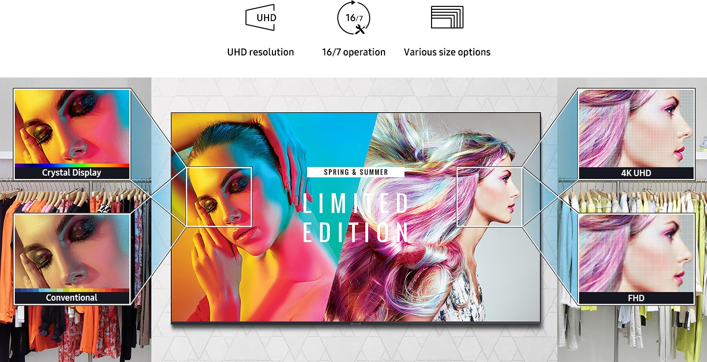 Samsung BE43A-H: 4k e smart features per il Digital Signage