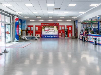 Videowall 3x3 nella sede di Pomezia, Puntoclima